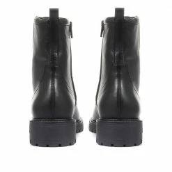 Bellissimo Ladies Leather Combat Boots - BELITAR34001 / 320 356