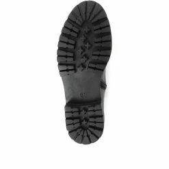 Bellissimo Ladies Leather Combat Boots - BELITAR34001 / 320 356