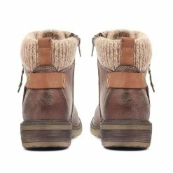 Pavers Knitted Cuff Ankle Boots - WBINS34123 / 320 510 38 Pavers Knitted Cuff Ankle Boots - WBINS34123 / 320 510