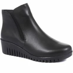 Pavers Wedge Leather Chelsea Boots - ESFA34001 / 320 576 25 Pavers Wedge Leather Chelsea Boots - ESFA34001 / 320 576