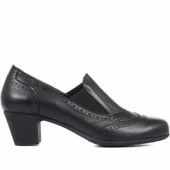 Pavers Leather Heeled Shoes - ESFA34005 / 320 441