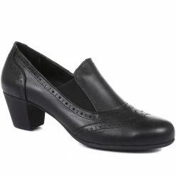Pavers Leather Heeled Shoes - ESFA34005 / 320 441