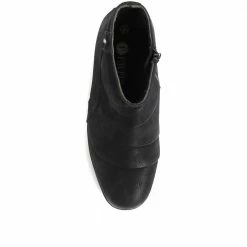 Pavers Wide Fit Leather Ankle Boots - KF34005 / 320 899