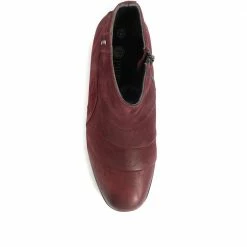 Pavers Wide Fit Leather Ankle Boots - KF34005 / 320 899