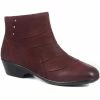 Pavers Wide Fit Leather Ankle Boots - KF34005 / 320 899