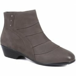 Pavers Wide Fit Leather Ankle Boots - KF34005 / 320 899