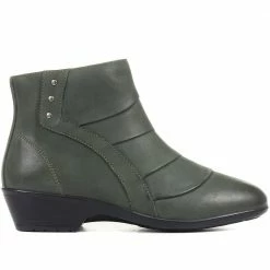 Pavers Wide Fit Leather Ankle Boots - KF34005 / 320 899