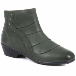 Pavers Wide Fit Leather Ankle Boots - KF34005 / 320 899