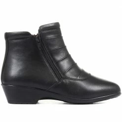 Pavers Women's Sleek Leather Ankle Boots - KF34007 / 320 900 / 320 900 Wide Fit 35 Pavers Women's Sleek Leather Ankle Boots - KF34007 / 320 900 / 320 900 Wide Fit