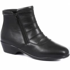 Pavers Women's Sleek Leather Ankle Boots - KF34007 / 320 900 / 320 900 Wide Fit