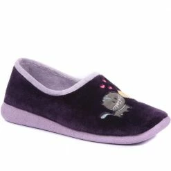 Pavers Wide Fit Sweet Kitten Slippers - KOY34005 / 320 480