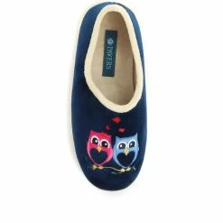 Pavers Wide Fit Sweet Owl Slippers - KOY34007 / 320 481