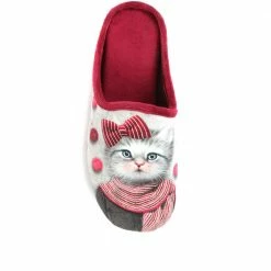 Pavers Ladies' Novelty Cat Slippers - RELAX34001 / 320 668