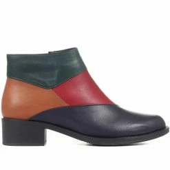 Pavers Patchwork Leather Ankle Boots - OZKAN34003 / 320 919 8 Pavers Patchwork Leather Ankle Boots - OZKAN34003 / 320 919