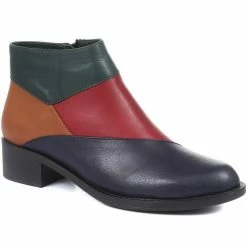 Pavers Patchwork Leather Ankle Boots - OZKAN34003 / 320 919