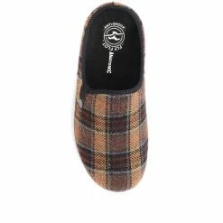 Fly Flot Anatomic Men's Tartan Slippers - FLY32059 / 318 567 / 318 567 Mule