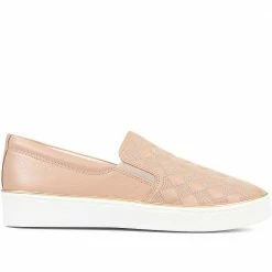 Bellissimo Woven Leather Slip-On Sneakers / 318 360