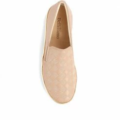 Bellissimo Woven Leather Slip-On Sneakers / 318 360