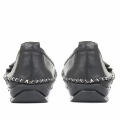 Pavers Wide Fit Casual Leather Pumps - SIMIN31001 / 317 817 Shoes