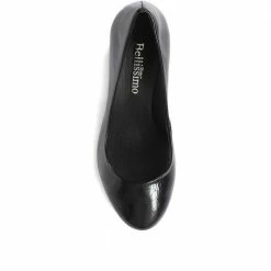 Bellissimo Shoes Leather Wedge Heel Pump - BELBOT34007 / 320 444