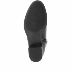 Pavers Women's Gold Buckle Heeled Ankle Boots - WOIL34017 / 320 403 / 320 403