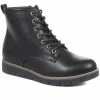 Pavers Faux Leather Lace Up Boots - WBINS34139 / 320 799