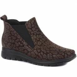 Fly Flot Leopard Print Chelsea Boots - FLY30000 / 315 741 / 315 741 Wide Fit