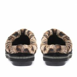 Pavers Faux Fur Trimmed Mule Slippers - RELAX34011 / 320 661 21 Pavers Faux Fur Trimmed Mule Slippers - RELAX34011 / 320 661