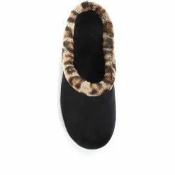 Pavers Faux Fur Trimmed Mule Slippers - RELAX34011 / 320 661 22 Pavers Faux Fur Trimmed Mule Slippers - RELAX34011 / 320 661