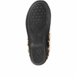 Pavers Faux Fur Trimmed Mule Slippers - RELAX34011 / 320 661 23 Pavers Faux Fur Trimmed Mule Slippers - RELAX34011 / 320 661