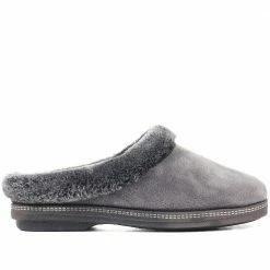 Pavers Faux Fur Trimmed Mule Slippers - RELAX34011 / 320 661 24 Pavers Faux Fur Trimmed Mule Slippers - RELAX34011 / 320 661