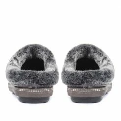 Pavers Faux Fur Trimmed Mule Slippers - RELAX34011 / 320 661 25 Pavers Faux Fur Trimmed Mule Slippers - RELAX34011 / 320 661