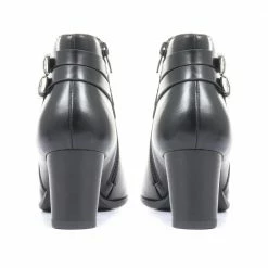 Bellissimo Ladies Black Block Heel Ankle Boots - BELTRE34011 / 320 396 / 320 396