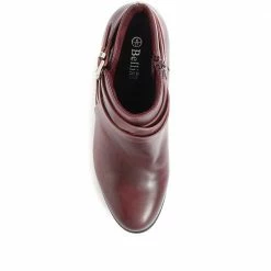 Bellissimo Ladies Black Block Heel Ankle Boots - BELTRE34011 / 320 396 / 320 396