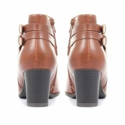 Bellissimo Ladies Black Block Heel Ankle Boots - BELTRE34011 / 320 396 / 320 396