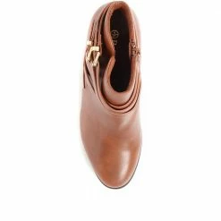 Bellissimo Ladies Black Block Heel Ankle Boots - BELTRE34011 / 320 396 / 320 396