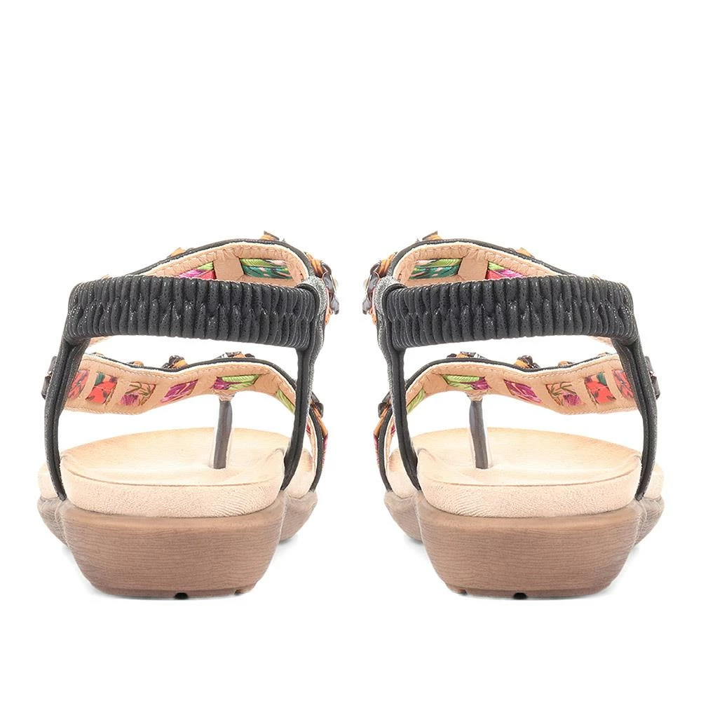 Pavers Embellished Toe Post Sandals - BAIZH33069 / 321 117 4 Pavers Embellished Toe Post Sandals - BAIZH33069 / 321 117