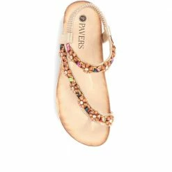 Pavers Embellished Toe Post Sandals - BAIZH33069 / 321 117 19 Pavers Embellished Toe Post Sandals - BAIZH33069 / 321 117