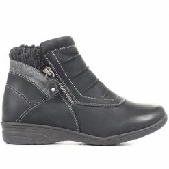 Pavers Ruched Ankle Boots - WBINS34019 / 320 585