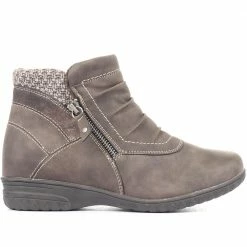 Pavers Ruched Ankle Boots - WBINS34019 / 320 585
