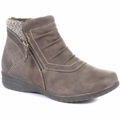 Pavers Ruched Ankle Boots - WBINS34019 / 320 585