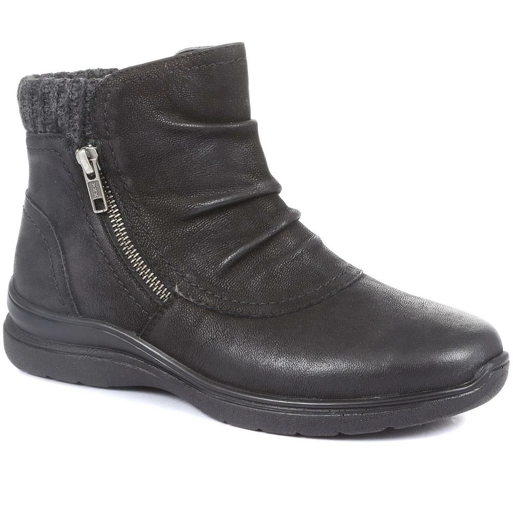 Pavers Wide Fit Leather Ankle Boot - KF34009 / 320 897 2 Pavers Wide Fit Leather Ankle Boot - KF34009 / 320 897