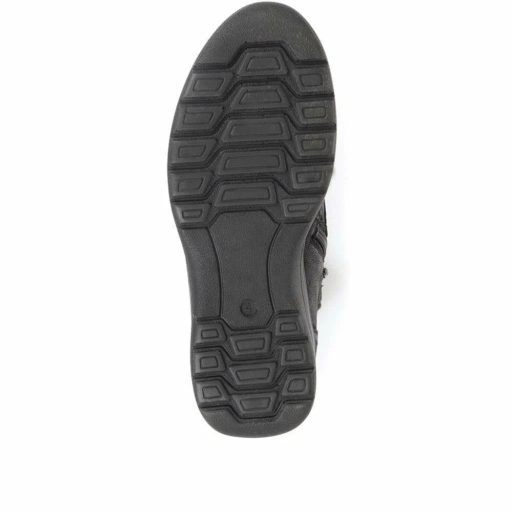 Pavers Wide Fit Leather Ankle Boot - KF34009 / 320 897 7 Pavers Wide Fit Leather Ankle Boot - KF34009 / 320 897