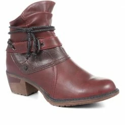 Pavers Women's Black Casual Slouch Ankle Boots - WBINS34037 / 320 448 / 320 448