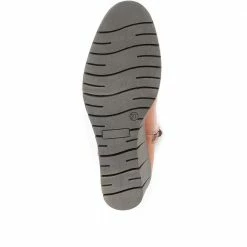 Pavers Wedge Heel Leather Ankle Boot - SERVI34001 / 320 355 Boots