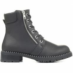 Bellissimo Lace Up Biker Boots - BELROMA34001 / 320 776 8 Bellissimo Lace Up Biker Boots - BELROMA34001 / 320 776