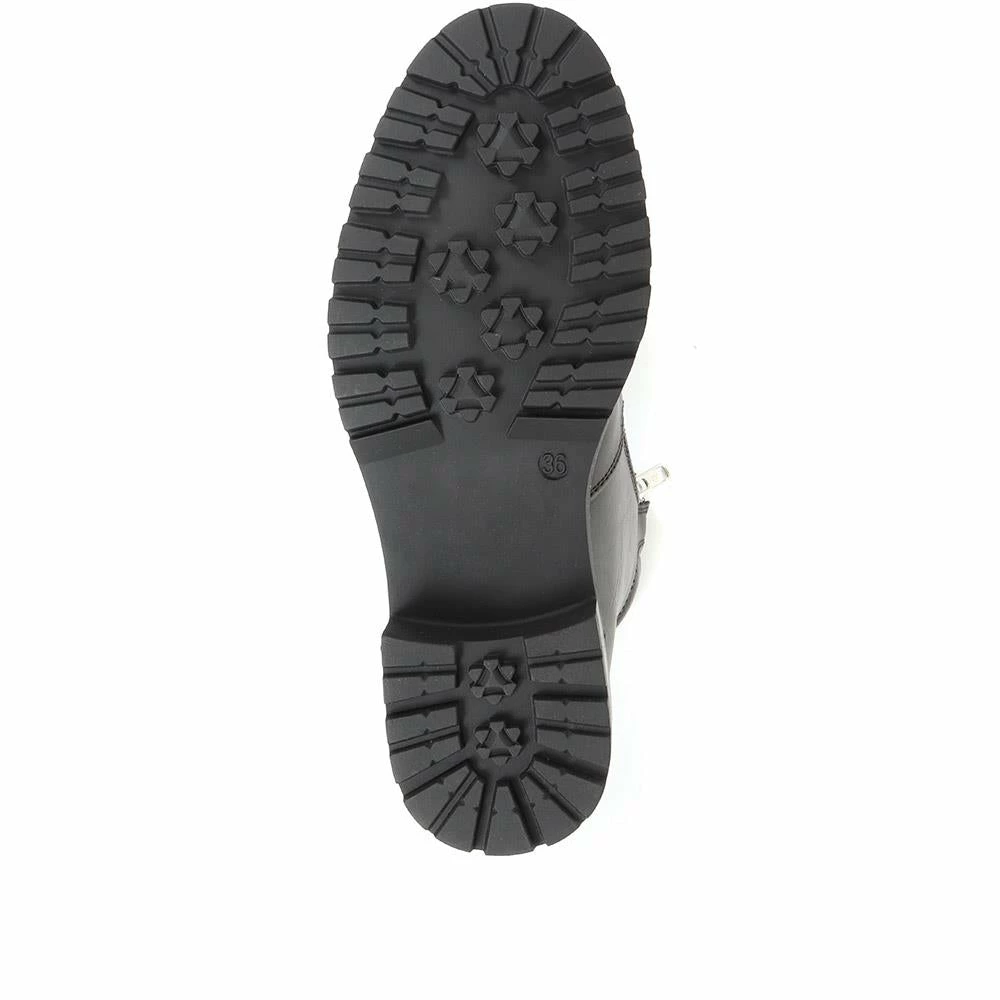 Bellissimo Lace Up Biker Boots - BELROMA34001 / 320 776 6 Bellissimo Lace Up Biker Boots - BELROMA34001 / 320 776