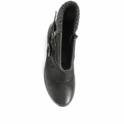 Pavers Wide Fit Leather Calf Boots - KF34011 / 320 898