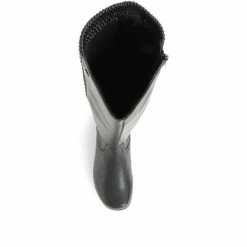 Pavers Knee High Boots With Stretch Calf - WBINS34147 / 320 784