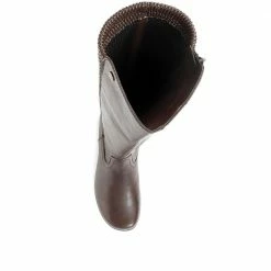 Pavers Knee High Boots With Stretch Calf - WBINS34147 / 320 784